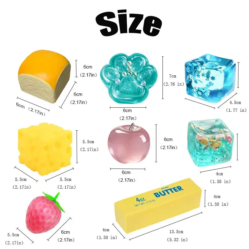Malt Sugar Squishy Toy Set
