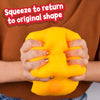 Squishy Cheese Block Fidget Toy