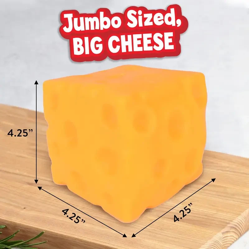 Squishy Cheese Block Fidget Toy