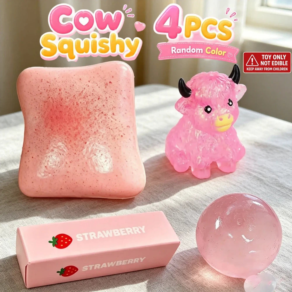 Cheese Candy Squeeze Toy Set