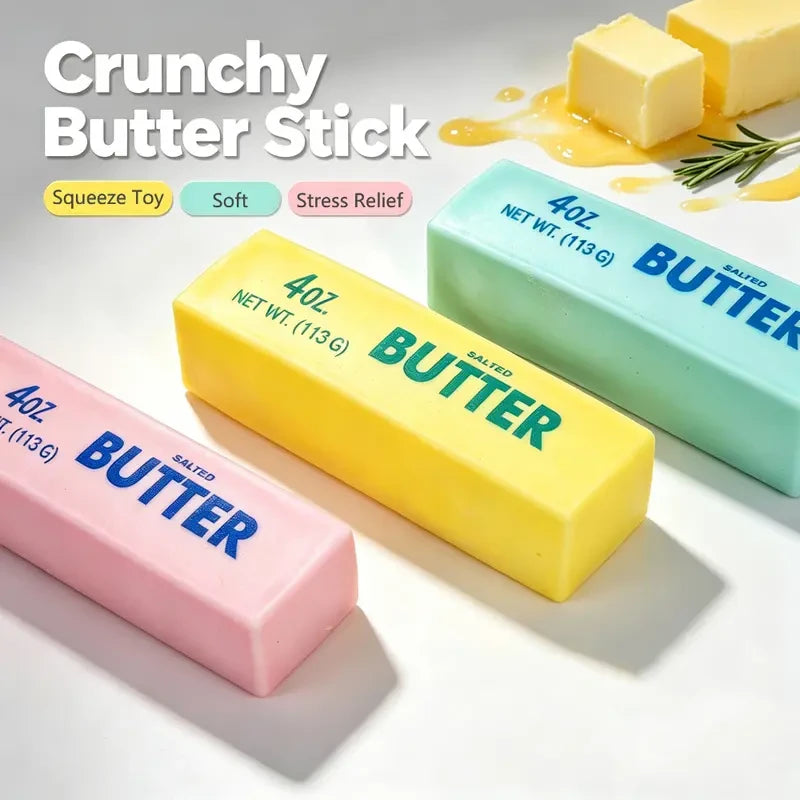 Crunchy Butter Cheese Squishy Toy