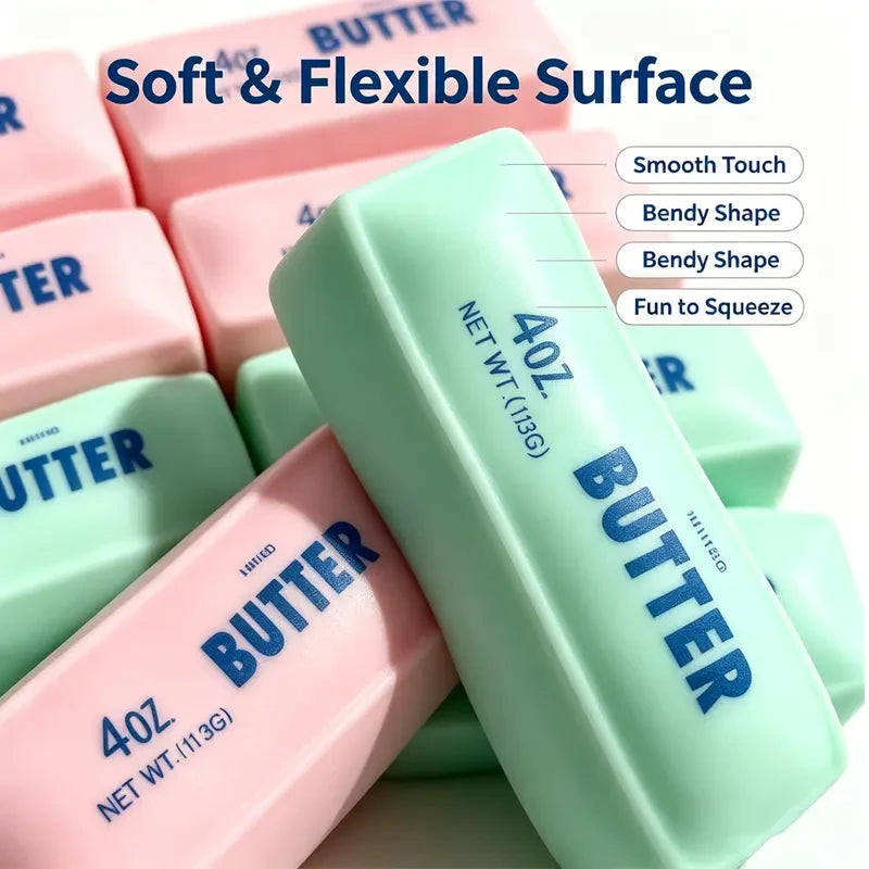 Crunchy Butter Cheese Squishy Toy