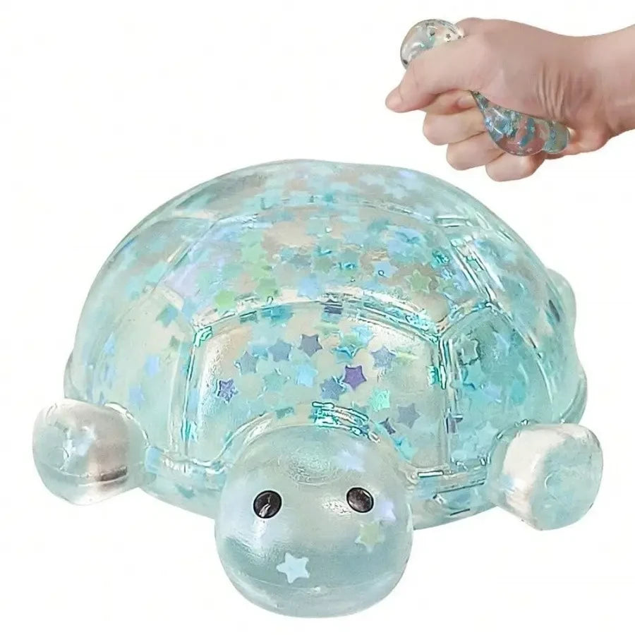 Shiny Sensory Turtle Squeeze Toy
